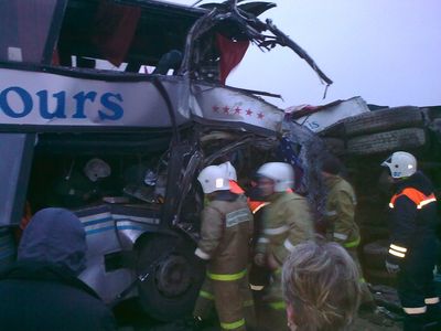 Новые подробности ДТП с автобусом и грузовиком под Волгоградом (ФОТО)