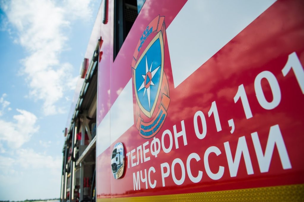 В Волгоградской области пожар уничтожил иномарку