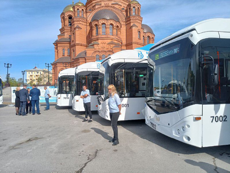 В Волгограде на смену автобусам приходят современные троллейбусы