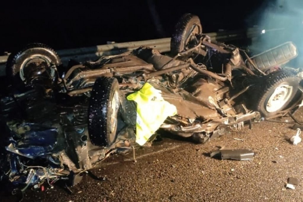 Опубликовано видео с места смертельного ДТП в Волгоградской области