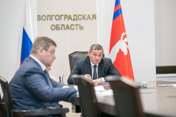 Бочаров обсудил предупреждение ЧС на видеоселекторе с Владимиром Устиновым