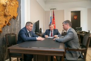Андрей Бочаров обсудил реализацию инвестпроектов с Сергеем Мордасовым