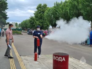 В волгоградском интернате прошли учения по пожарной безопасности