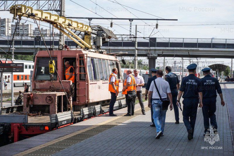 МЧС проверило состояние полосы отвода железных дорог в Волгограде