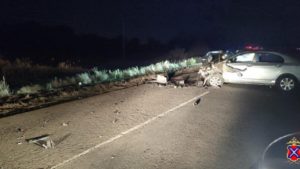 В Волгоградской области в лобовом ДТП погиб 36-летний водитель ВАЗа