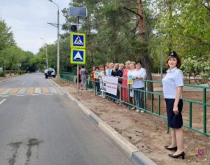 Волгоградским водителям напомнили об осторожности на дорогах возле школ