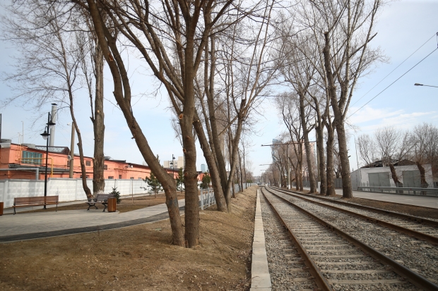 В Волгограде завершилось благоустройство пространства на улице Пугачевской