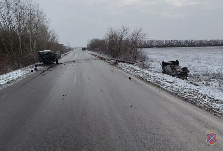 Две двухлетние девочки попали в больницу после ДТП в Волгоградской области
