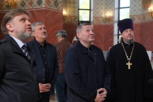 Художники завершили роспись храма Всех Святых на Мамаевом кургане в Волгограде