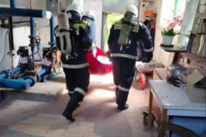 В Волгограде спасатели в ходе учений устранили аварию в котельной