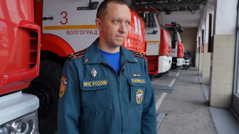 Волгоградец получил медаль «За отвагу на пожаре»